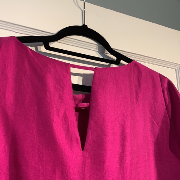 Eileen Fisher pink silk blouse - Picture 6 of 7